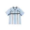 Ropa de Calle de Baile Hip-Hop Moderna de Manga Corta de Mezclilla Ropa de Trabajo Pantalones Acortados Conjunto Elegante Ropa Genial para Niños para Actuación