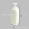 Copo de leite infantil de vidro transparente 1000ml grande capacidade copo de leite de soja com frasco de iogurte de geleia para trabalhadores de escritório