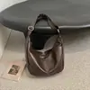 Colección Otoño 2026: Bolso de Hombro Casual de Gran Capacidad, Bolso Trendy Retro Tipo Dumpling, Bolso Cruzado de Silla Estilo Coreano