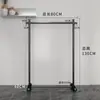 Estante de exhibición de ropa de lujo ligero soporte de exhibición perchero para colgar ropa para sala de transmisión en vivo de celebridades de internet perchero de pie estante para ropa de tienda de ropa para hombres y mujeres estante para ropa de niños