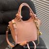 Bolso Casual de Diseño Nicho Moderno de Mano Cruzado Tipo Cubo para Mujer 2025 Primavera Nueva Moda Bolso Pequeño