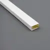 Duto de Fio de PVC Tipo Guangdong Venda Direta Montado na Parede Quadrado Retardante de Chama Rede de Fio Caixa de Cabos Duto de Fio Quadrado de Plástico