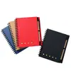 Notas Adhesivas A6 de Venta Caliente Transfronteriza Papel Kraft Cuaderno Espiral de Hojas Sueltas Venta al por Mayor Cuaderno Personalizado Desgarrable Uso de Oficina con Impresión de Logo