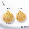 Wei Xue con serie de brújula de oro antigua de Vietnam colgante accesorios DIY colgante de brújula con palabra fu colgante de collar