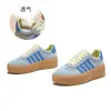 Zapatillas de Entrenamiento Alemanas de Cuero Genuino para Mujer, Nuevas Zapatillas Deportivas de Suela Gruesa Primavera 2026, Zapatos de Mujer Modernos y Geniales, Zapatos Casuales Versátiles para Mujer