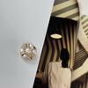 Botones de Metal Perlado de Alta Gama Yisen Estilo Chanel Botones Decorativos para Abrigo de Nailon de Doble Cara Estilo Nacional de Estilo Chino Nuevo Botones para Abrigo