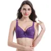 Talla Grande Ultra Fino Algodón Copa Ajustable Sujetador Encaje Sexy Popular con Aro de Acero Push-Up Lencería Femenina Mayoreo