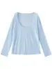 Ropa de Yoga para Mujer Petite Moda Oversize Cuello Redondo Hombro Caído Manga Larga Cubre-todo Moda Holgada Secado Rápido Ropa Exterior de Fitness