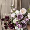 6 Rosas de Austin Sosteniendo Flores Diseño Accesorios para Fotos de Casa de Huéspedes Floricultura Sonido de Sacudida Explosiones una generación de cabello