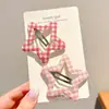 Presilhas de Cabelo Coloridas Xadrez Estrela para Meninas, Presilhas para Franja Lateral, Acessórios de Cabelo para Meninas e Bebês, Grampos para Cabelos Soltos