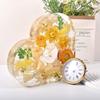 Diy Pegado de Cristal Amor Goteando Vertical Geométrico Reloj de Asiento Adornos de Mesa Día de San Valentín Molde de Silicona en Forma de Corazón Punto