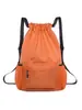 Mochila com Cordão de Grande Capacidade com Separação Úmido/Seco, Bolsa para Armazenamento de Basquete, Bolsa para Esportes ao Ar Livre e Caminhada, Presente, Personalizável