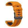 Pulseira de Silicone Trapezoidal Bicolor de 22mm Adequada para Huawei Samsung Garmin Gaochi Xiaomi Esportiva de Pulso de Reposição
