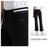 Calça de Golfe Feminina Pgm com Leve Flare, Cintura Elástica, Calça Esportiva Versátil com Pequenos Fendas na Bainha