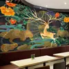 Papel Pintado de Hada Voladora 5D de Dunhuang Estilo Chino Restaurante Sala de Té Centro Comercial Papel Pintado Hotel Estilo Chino Tienda de Antigüedades Mural