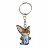 Chaveiro Transfronteiriço Pingente de Desenho Animado Decoração Acessórios para Mochila Joias Fivela Decorativa Venda por Atacado de Fábrica Zootopia