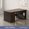 Escritorio de oficina de dos plazas para dos personas, escritorio para personal, combinación de escritorio y silla de oficina, escritorio de computadora simple moderno minimalista para personal