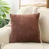 Amazon Home Funda de Cojín de Pana Relleno Color Sólido Cojín Cojín de Sofá Cojín Transfronterizo Funda de Cojín