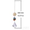 Artesanato de jardinagem Círculo Dourado Árvore de Natal Beija-flor Rosa Flor Fada Lua Iluminação Bola Pingente de Cristal