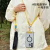 Estilo Ins Cordón para Teléfono Móvil Dopamina Adecuado para Pocket3 Colgante para Cuello Cruzado Funda de Teléfono Móvil Cordón Cuerda Exterior Anti-pérdida