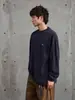 Rumen Otoño Retro Americano Camiseta Base Sudadera Hombre Moda Holgada Talla Grande Hombre Cuello Redondo Manga Larga Camiseta Top