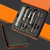 Set de Cortaúñas de Acero Inoxidable en Stock, Set de Tijeras para Uñas de 6 Piezas, Herramientas Especializadas para Pedicura, Cortaúñas en Caja de Regalo de Alta Gama