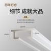 Deyu fabrica rieles para cortinas de aleación de aluminio ultradelgados personalizados, rieles rectos para ventanas flotantes, rieles para cortinas lisos y silenciosos, venta al por mayor