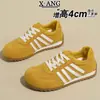 Zapatos de entrenamiento alemanes con cordones de piel de vaca para mujer, hacen que los pies parezcan más pequeños, zapatos Cortez 2026 nuevos zapatos versátiles para mujer, zapatos deportivos casuales