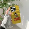 Mickey Clásico es adecuado para Película para Apple 16/15promax funda protectora magnética dos en uno carcasa blanda dura 13/14