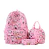 Mochila labubu de alto valor transfronteiriça para estudante do ensino médio, grande capacidade, bolsa escolar, bolsa de mão portátil, bolsa casual leve