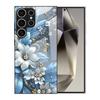 Adequado para Capa de Celular Samsung S25Ultra A56 Flor Colorida A16 Capa Protetora A70 Capa de Vidro S26 Novo A90
