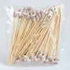 Palitos Decorativos de Bambu com Concha de Pérola de Concha 100 Peças/Pacote Decoração de Bolo Palitos para Coquetel Palitos Amazon