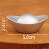 Lingotes de Imitación de Plata Realista y Adornos de Barra de Plata, Decoraciones de Estilo Chino para Mejorar la Fortuna, Regalos de Apertura o Inauguración de Casa