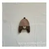 Gorro de lã de urso de inverno 2024 com combinação de cores, gorro de ouvido de tricô para meninos e meninas, bebê, urso fofo, grosso, quente