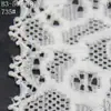 Tanglongben Blanco Patrón Fino Delicado Suave Elástico Encaje Adorno 3cm Accesorios para Ropa Material de Adorno de Encaje