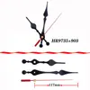 Manecillas de reloj de cuarzo DIY Creativas de Metal para Hora, Minuto, Segundo Accesorios de Reloj de Pared de Moda Puntero de Aluminio