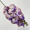 Pequeña Orquídea Mariposa Artificial de 7 Cabezas, Material de Flor Decorativa Estilo Europeo, Colores de Otoño, Flores Artificiales al por Mayor para Bodas y Hoteles