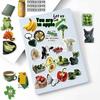 30 Youyou Green Valley Adesivos Ins Alto valor Personalizado Decorativo Celular Shell Bagagem de Mão Conta Adesivos