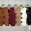 Verano Nuevo Estilo Estilo Suave Cuello en V Rose Estéreo Plisado Delgado Chaleco Blanco Crudo Talla Única Negro Morado Rojo