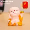 Porta de Fada Estilo Chinês Deuses da Porta Enfeites de Entrada Decoração de Estação de Trabalho Deus da Fortuna Suporte de Celular de Fada