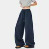 Pantalones Casuales de Nuevo Estilo Primavera 2026 para Hombre, 62% Algodón, 38% Fibra de Poliéster - Pantalones de Chándal de 320g con Tejido Lavado Estampado