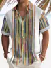 Amazon AliExpress nueva importación transfronteriza comercio exterior nueva chaqueta de camisa para hombre estampado completo fabricantes suministro