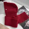 Outono e Inverno Estilo Coreano High-End Atmosférico Balaclava Cachecol Xale Moletom Simples Versátil Chapéu Quente