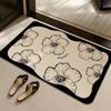 Alfombrilla de suelo de lodo de diatomeas de lujo de entrada francesa estilo fragancia pequeña alfombrilla de suelo para baño alfombrilla para puerta de entrada alfombrilla de pie absorbente de agua para inodoro