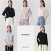 Camisa com Gola Alta para Mulheres 2025 Outono Nova Versátil Solta Emagrecedora Elegante Camisa para o Trabalho Moda Camisa Feminina