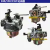 188/190F Peças para Motor a Gasolina Conjunto Completo Extrator Carburador Cárter Filtro de Ar Tanque de Combustível Pistão