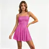Novo Vestido de Alcinha da Amazon, Mini Vestido Sexy de Alcinha Slim com Lantejoulas, Vestido de Alcinha Estilo Francês