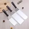 Espátula para utensilios de cocina al por mayor espátula de acero inoxidable espátula para teppanyaki espátula de cocina herramienta para bistec y barbacoa fábrica en stock