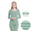 Otoño e Invierno Nuevo Ropa Interior Térmica Catiónica Ropa de Otoño para Mujer y Pantalones Largos Traje Cálido Forrado con Felpa y Engrosado Capa Base Ajustada