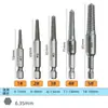 Extractor de tornillos de cabeza rota Yunbei Mango hexagonal Diente deslizante Extractor de tornillos de alambre roto 60 Tapa negra Juego de acoplamiento de liberación rápida